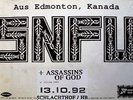 SNFU - 1992 - Konzertplakat - Concert - Assassins of God - Tourposter - Bremen