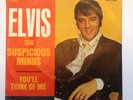 Elvis Presley Suspicious Minds 45 Vinyl Record Picture Sleeve RCA Victor 47-9764