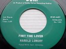 HAROLD LOWERY rockabilly 45 b/w Christmas PART TIME LOVER SANTA CLAUS ROCK JR170