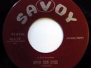 GOSPEL CLEFS 45 Open Your Eyes/By the Waters of Babylon SAVOY gospel VG++ ws384