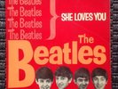 THE BEATLES She Loves You + 3 songs EP 7/45 Portugal Unique Picture Sleeve