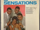 Orig 63 THE SENSATIONS Let Me In / Music Music Music LP Argo 4022 DG Doo Wop R&B