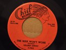 LILLIAN OFFITT 45RPM THE MAN WON'T WORK / WILL MY MAN BE HOME TONIGHT