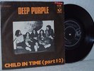DEEP PURPLE Child In Time  Danish PS Picture Sleeve IMPOSSIBLE