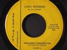 CAROL CHANDLER: Time Hasn't Changed You / Two People In Love 45 Hear  (plays st