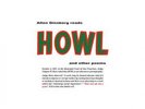 ALLEN GINSBERG Reads Howl And Other Poems LP VINYL European Modern Silence 140