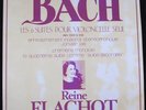 REINE FLACHOT  Bach 6 Suites for Cello Solo - BOURG BG 3007/8/9  NM Rare French