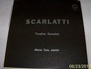 Domenico SCARLATTI Twelve Sonatas Tipo pianist Album VOX M-1241 PL-9940
