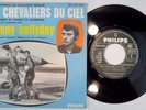 45T JOHNNY HALLYDAY LES CHEVALIERS DU CIEL JET-JERK PHILIPS COVER PS  FRANCE