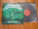 METALLICA ride the lightning LP 1984 Bernett GREEN cover FRENCH PRESS red labels