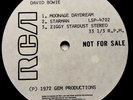 David Bowie Ziggy Stardust Demo Acetate Promo 10 Inch RCA Test Pressing