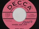 Buddy Holly 45 - Modern Don Juan/You Are My One Desire - Decca - VG++ mp3