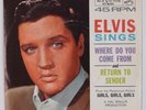ELVIS PRESLEY: Return to Sender / Where Do You RCA 47-8100 45 w/ PS NM- 1s/2s