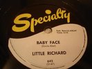 ROCK LITTLE RICHARD Baby Face / I'll Never Let You Go SPECIALTY 645 E+ OS