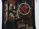 USED Slayer reign in Blood vintage music logo patch metal hardrock USED RARE