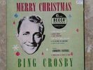 Near Mint 1950 BING CROSBY Merry Christmas (4) Record Box Set 45 rpm DECCA 9-65