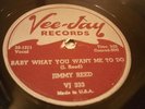 BLUES JIMMY REED Baby What You Want Me to Do VJ 333 E-/E+ LATE 78 1959