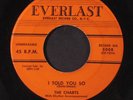CHARTS: All Because Of Love / I Told You So 45 Vocal Groups