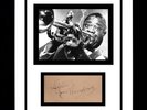 VERY COOL - LOUIS ARMSTRONG - MUSIC LEGEND - ORIGINAL HAND SIGNED AUTOGRAPH