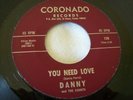 1966 TEXAS GARAGE--DANNY AND THE COUNTS--YOU NEED LOVE--CORONADO 136