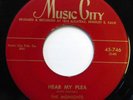 MIDNIGHTS 45 Hear my plea / Annie puled a hum-bug MUSIC CITY Doowop ws496