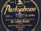 Bessie Smith on Parlophone R 2344  Exc+