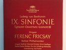 Rare SLPM 138002 Deutsche Grammophon Beethoven IX Sinfonie, Ferenc Fricsay Tulip