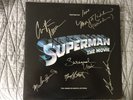 RARE 1978 SUPERMAN THE MOVIE ORIGINAL SOUND TRACK SIGNED REEVES BRANDO + MORE