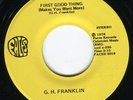 G. H. FRANKLIN first good thing 45 stunning DEEP FUNK modern soul BOOGIE hear ?