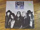 FASTER PUSSYCAT 1987 GOLD PROMO STAMP DEBUT LP HARD ROCK GLAM Vintage Record