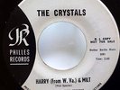the CRYSTALS 45 Harry / Little Boy PHILLES Promo Girl Group SOUL pop  Ws534