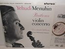 ASD 377 Beethoven Violin Concerto Yehudi Menuhin VPO Silvestri Cream/Gold