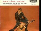 EP JOHNNY HALLYDAY : *TU PARLES TROP (YOU TALK TOO MUCH)* VOGUE /1961 (CENTREUR)
