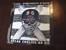 S.O.D. Stormtroopers of Death -Speak English or Die 1st press Megaforce Records