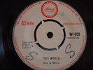 REGGAE SINGLE       THIS WORLD    ROY & MILLIE