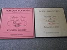 Harmonia Mundi : Couperin: Livre 1 & 2, Gilbert, 2 boxsets