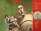 QUEEN news of the world (uk & lyric inner) LP EX/EX- EMA 784 hard rock 1977