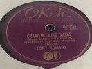 TONY HOLLINS CRAWLIN' KING SNAKE/STAMP BLUES OKEH 78 JOHN LEE HOOKER