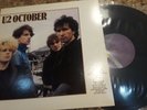 U2 October  LP Record  Original USA Pressing   Purple Label