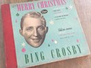 BING CROSBY Merry Christmas 1945 DECCA 4 RECORD 78 RPM BOOK w/'WHITE CHRISTMAS'