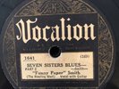 Vocalion 1641 Funny Paper Smirth SEVEN SISTERS BLUES  78rpm 1931 V+