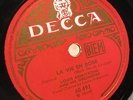 78 RPM LOUIS ARMSTRONG C'est Si Bon / La Vie en Rose DECCA 60.492