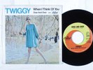 Pop Rock 45 TWIGGY When I Think of You CAPITOL picture sleeve HEAR