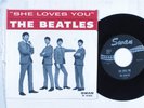 Rock 45 BEATLES She Loves You SWAN picture sleeve VG+