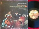 BEETHOVEN Five Cello Sonatas JACQUELINE DU PRE' 3xLP Angel ((Stereo)) 3823 NM-