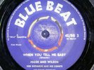 BLUE BEAT- 45/BB3-HIGGS & WILSON-MANNY OH-WHEN YOU TELL ME BABY ska