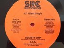 J.S.A. - SOCIETY RAP - SRC RECORDS - RARE ELECTRO RAP BOOGIE 12