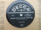 ROCKABILLY 78 ROY HALL  ON  DECCA WHOLE LOTTA SHAKIN' GOIN' ON/ALL BY MYSELF