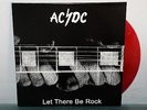 AC/DC - LET THERE BE ROCK RE-LP TRANSPARENT RED COLOR WAX RARE 200COP VOLTAGE