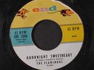 FLAMINGOS: I Only Have Eyes For You / Goodnight, Sweetheart 45 (sl lbl peeling,